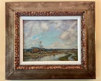 Item 128:  Oil on Board - 21.5" x 18.5":  $275