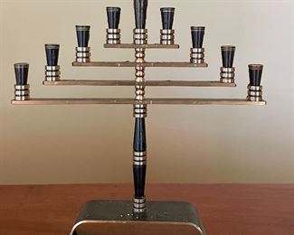 Item 135:  Karshi Menorah Handmade in Jerusalem:  $14