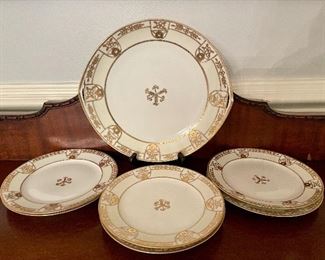 Item 147:  Nippon Dessert Set:  $45                                                                                    Platter, 6 dessert plates