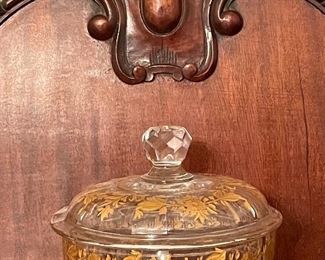 Item 154:  Vintage Hand Painted Candy Dish, Paris:  $28