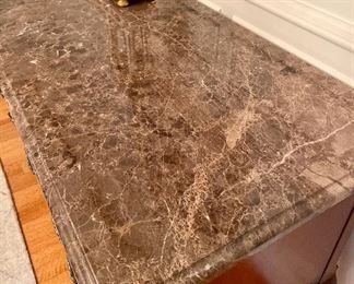 detail - marble top