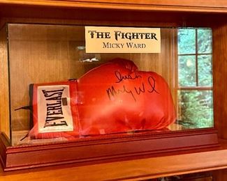 Item 168:  Autographed Micky Ward Boxing Glove with COA:  $150