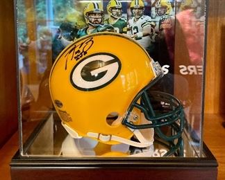 Item 169:  Autographed Aaron Rogers Mini Helmet:  $500
