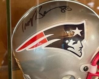 Item 174:  Autographed Troy Brown Mini Helmet:  $100