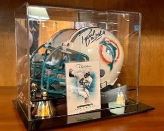 Item 176:  Autographed Paul Warfield Mini Helmet & Card:  $100