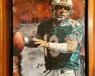 Item 196:  Dan Marino Giclee - 29.75" x 43.75":  $2000