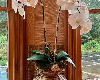 Item 230:  Faux Orchid in Twig Vase:  $34