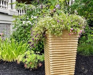 Item 13:  Planter with Flowers - 34.5":  $285