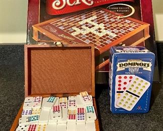 Item 251:  Dominoes & Scrabble (NWT):  $48