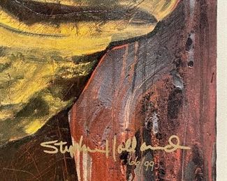 detail - hand signed