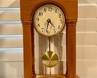Item 269:  Clock - 8.75"l x 5.75"w x 12.75"h:  $26