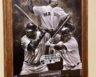 Item 208:  Brian Fox "World Series 07" Canvas Print 7/50 - 28.75" x 37": $495