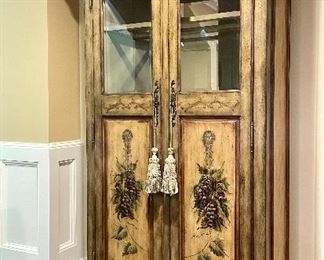 Item 270:  Seven Seas by Hooker Furniture Lighted Bar Cabinet - 35.5"l x 19"w x 80"h:  $595