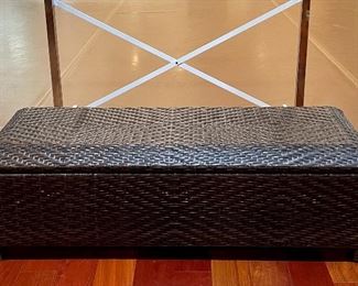 Item 278:  Wicker Storage Container (NWT) - 51"l x 19"w x 16"h:  $175