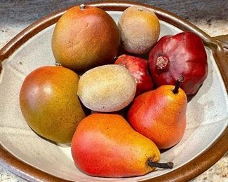 Item 73:  Another Great Set of Faux Stone Fruit - two of each:  $75