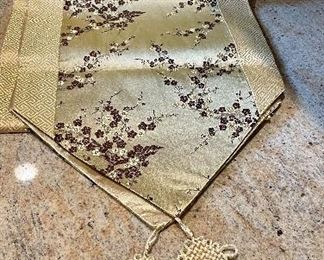 Item 319:  Table Runner with Cherry Blossoms:  $14