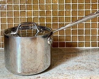 Item 338:  All Clad 2 Qt. Saucepan:  $75