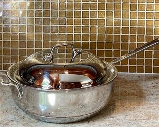 Item 340:  All Clad 4 Qt. Saucepan (3451323):  $125