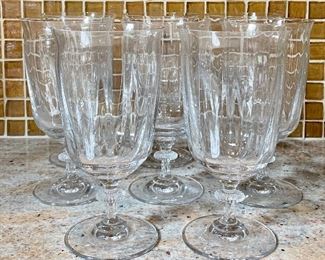 Item 353:  (8) Crystal Iced Tea "Gallery Collection" by SOUTHERN LIVING:  $225