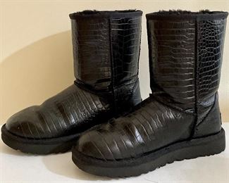 Item 392:  Ugg "Croc" Boots (size 6):  $65
