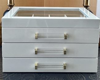 Item 398:  Jewelry Box with Trays:  $65