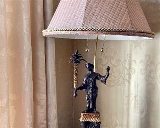 Item 401:  Frederick Cooper Lamp with Figure - 30": $225