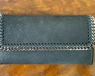 Item 360:  Stella McCartney Black Falabella Wallet New:  $295