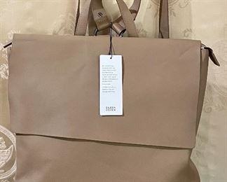 Item 364:  Eileen Fisher Leather Backpack (NWT):  $155