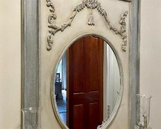 Item 46:  Ornate French Mirror - 39.5" x 5.55":  $325