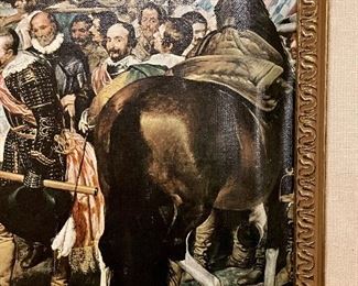 detail - no glass and the print is in need of flattening 