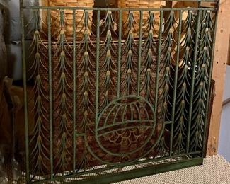 Item 411:  Amazing Cast Iron Fire Screen:  $445