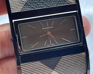 Item 448:  Burberry Cuff Watch:  $285
