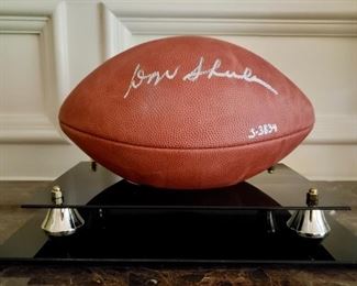 Item 540:  Autographed Don Shula Football:  $200