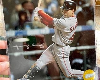 Item 545:  Autographed Jacoby Ellsbury Photograph:  $50