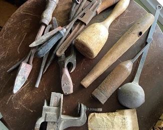 primitive and antique tools 