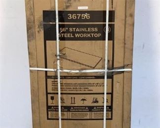Located in: Chattanooga, TN
Condition "New in Box"
56" Stainless Steel Worktop
Size (WDH) 24"x56"x1.25"
*NOTICE* Before Placing Your Bids, These Items Are One Of The Following: Returned Item, Discontinued And/Or Damaged Product. It Is Possible That Items Could Be Missing Parts/Pieces. Compass Auctions & Real Estate LLC Is Not Responsible For Any Damaged Or Missing Items So Please Inspect Before Bidding. Thank You, Team Compass.*