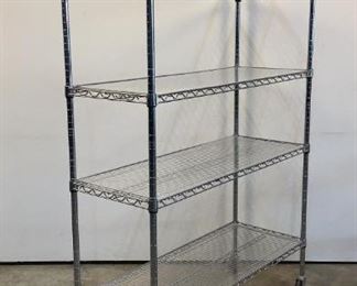 Located in: Chattanooga, TN
MFG NSF
Rolling Metal Shelving Unit
Size (WDH) 47-1/2"Wx18"Dx75-1/2"H
*Sold As Is Where Is*

SKU: A-2
