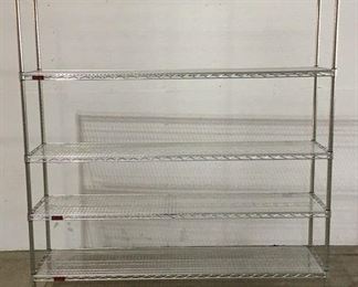 Located in: Chattanooga, TN
MFG Eagle
Metal Wire Shelving Unit
Size (WDH) 71-3/4"W x 18"D x 74-1/2"H
**Sold as is Where is**

SKU: A-2