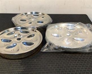 Located in: Chattanooga, TN
Condition "Unused"
Stainless Steel Oyster Steaming Trays
**Sold As Is Where Is**

SKU: L-5-C
