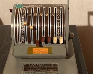 Vintage Paymaster Machine!