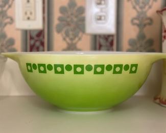 Dots and Squares Pyrex