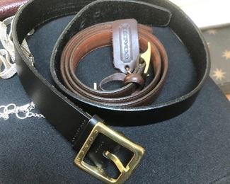 Coach belts
