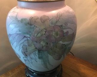 Well her pottery lamp