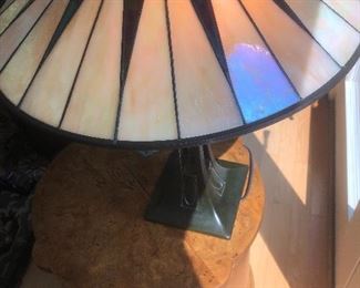 Mission style table lamp