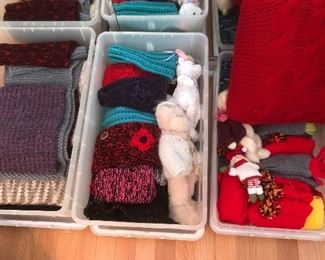 All hand crocheted pieces