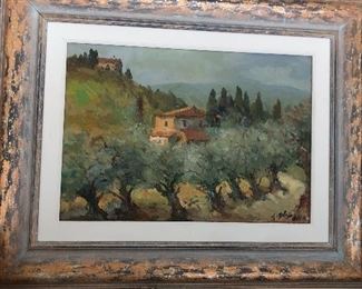 Italian artist on board