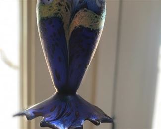 Hummingbird Italian art glass feeder 