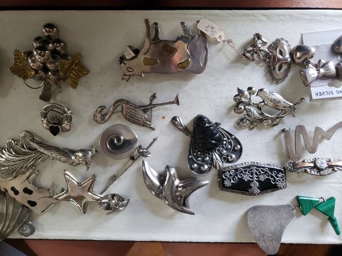 Sterling silver roaches