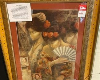 Rare Peter Nixon signed painting