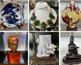 Everything must go!  This is a lifetime private collection of Chinese, Japanese, and Korean antiques and collectibles. All of the fixtures and showcases will also be for sale.